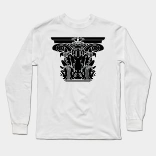 Corinthian-grenadian black capital Long Sleeve T-Shirt